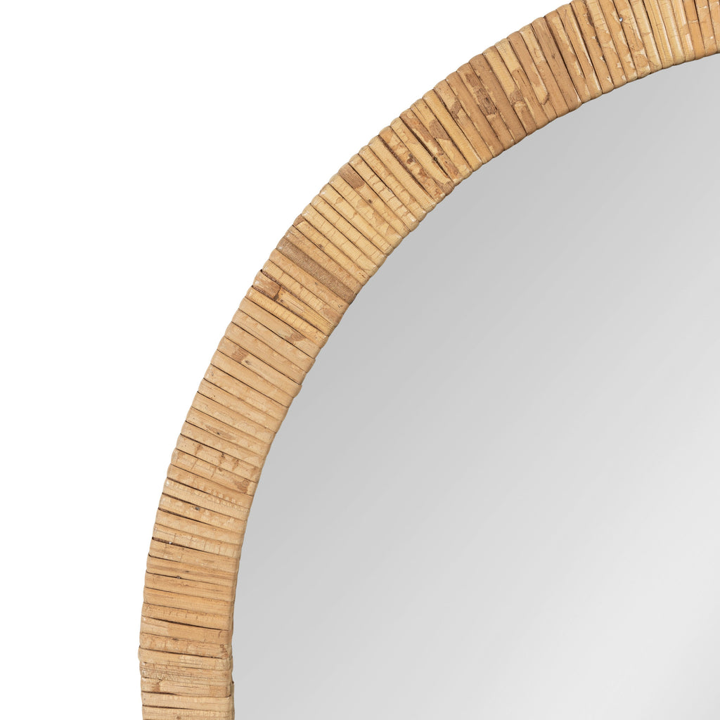 Rahfy Round Framed Wall Mirror