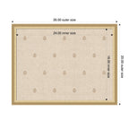 Pinboard Beige Botanical Block Print
