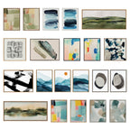 Sylvie Beaded Tranquil Landscape II Framed Canvas by Amy Lighthall