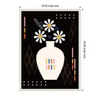 Sylvie Black Vase Framed Canvas by Amber Leaders