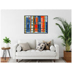 Sylvie Bart Horizontal Framed Canvas by Leah Nadeau