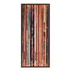 Sylvie Records Framed Canvas by Robert Cadloff of Bomobob
