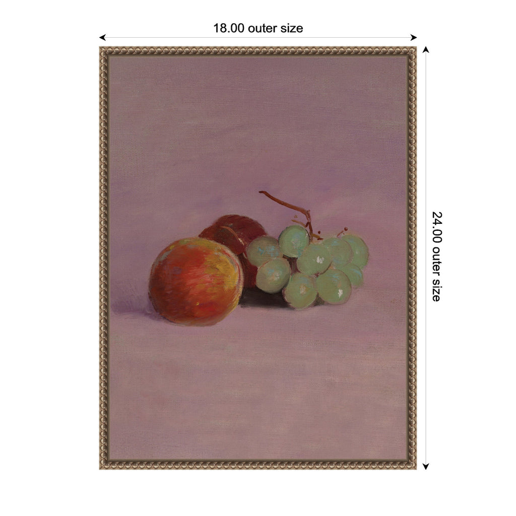 Still Life with Fruit 1905 Odilion Redon Vertical by Nostalgia Prints Framed Canvas Wall Art Print
