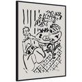 Fille assise a table 1947 Henri Matisse by Nostalgia Prints Framed Canvas Wall Art Print