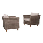 2 Orlando Wicker Stationary Chair