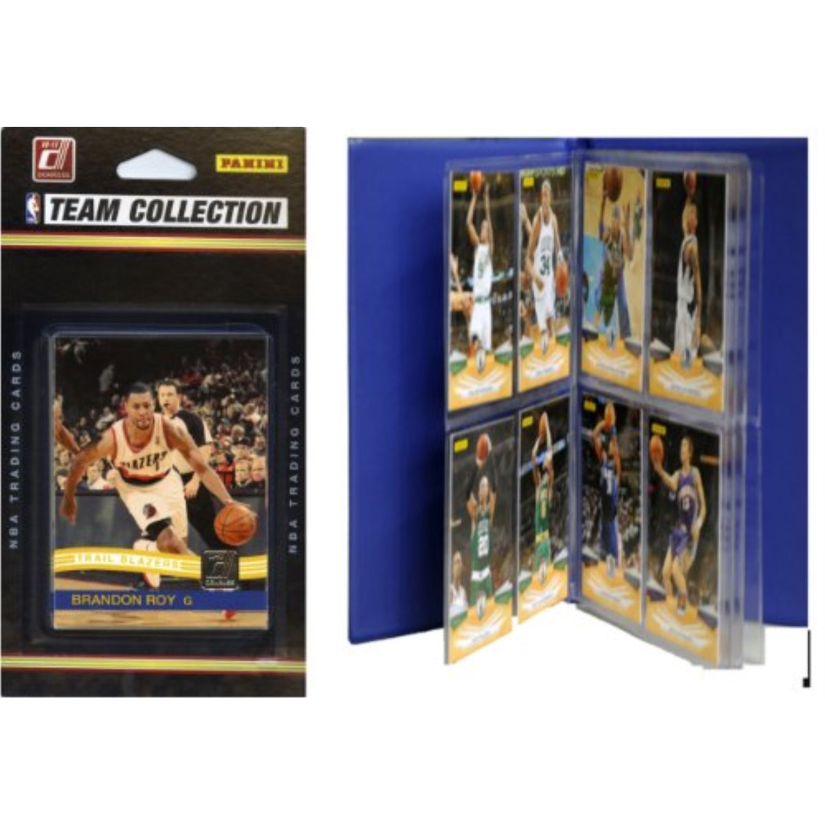 Nba Portland Trail Blazers Licensed 201011 Donruss Team Set Plus Storage Album
