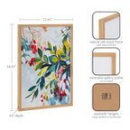 Gallery Jewel Tone Botanical Abstract Print by The Creative Bunch Studio