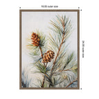 Sylvie Framed Canvas The Quiet Pine Forest I by The Creative Bunch Studio