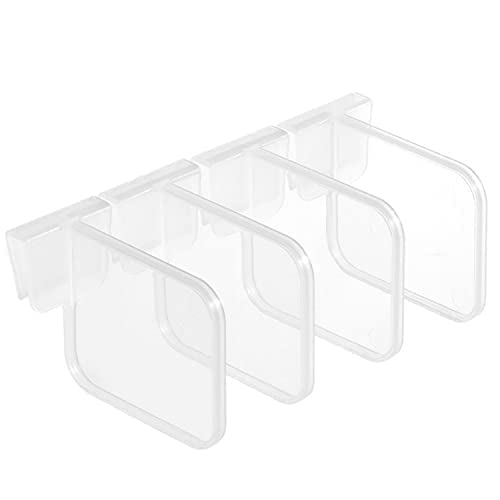 Fayby Fridge Divider Refrigerator Door Shelf Bin Clip Retractable Fridge Separators Food Organizer Fridge Accessories For Fridge
