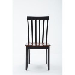 Boraam Bloomington Dining Chair, Black/Cherry, Set of 2