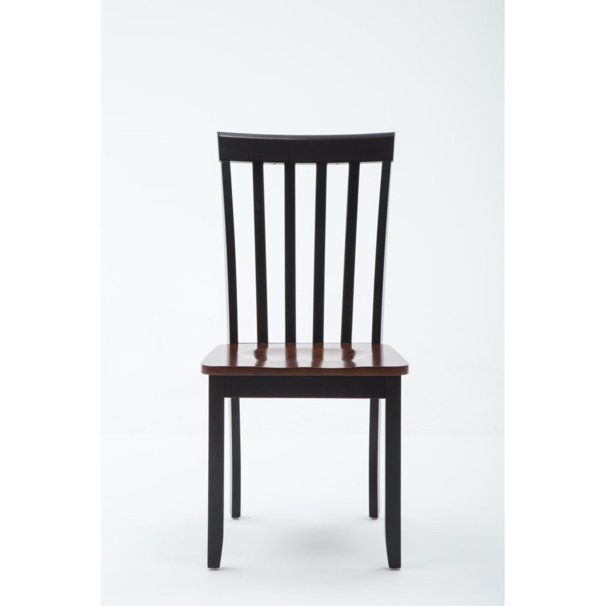 Boraam Bloomington Dining Chair, Black/Cherry, Set of 2