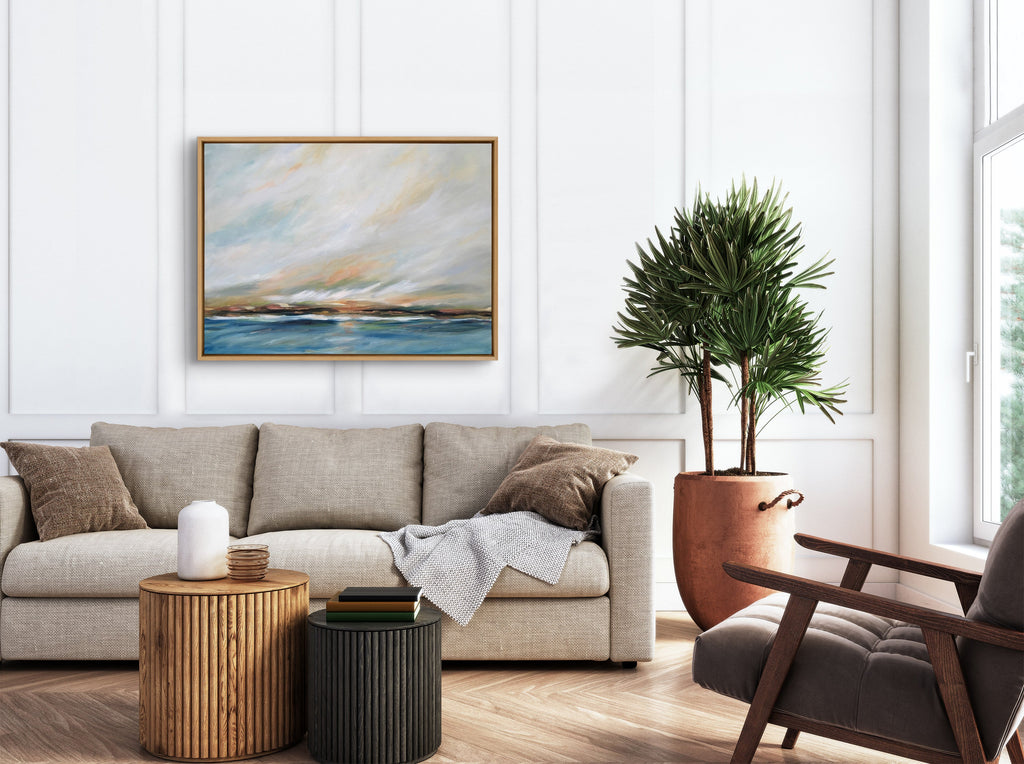 Sylvie Sunday Morning Framed Canvas by Mary Sparrow