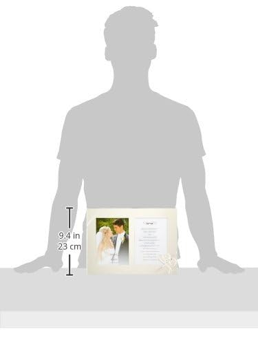 Lenox True Love Double Invitation Frame, 9-Inch - 812614, Metallic