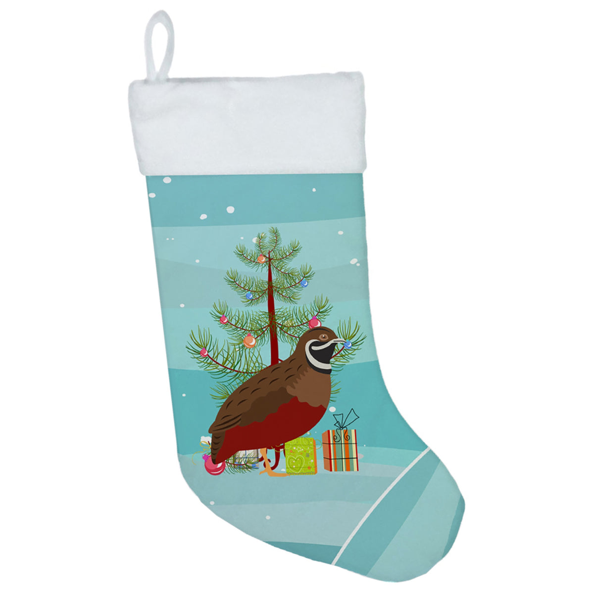 Chinese Painted Or King Quail Christmas Christmas Stocking