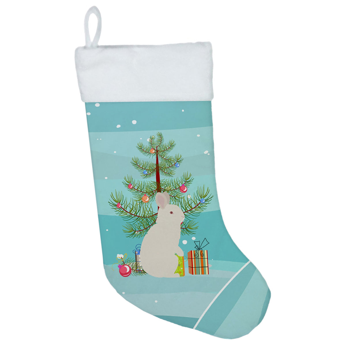 New Zealand White Rabbit Christmas Christmas Stocking