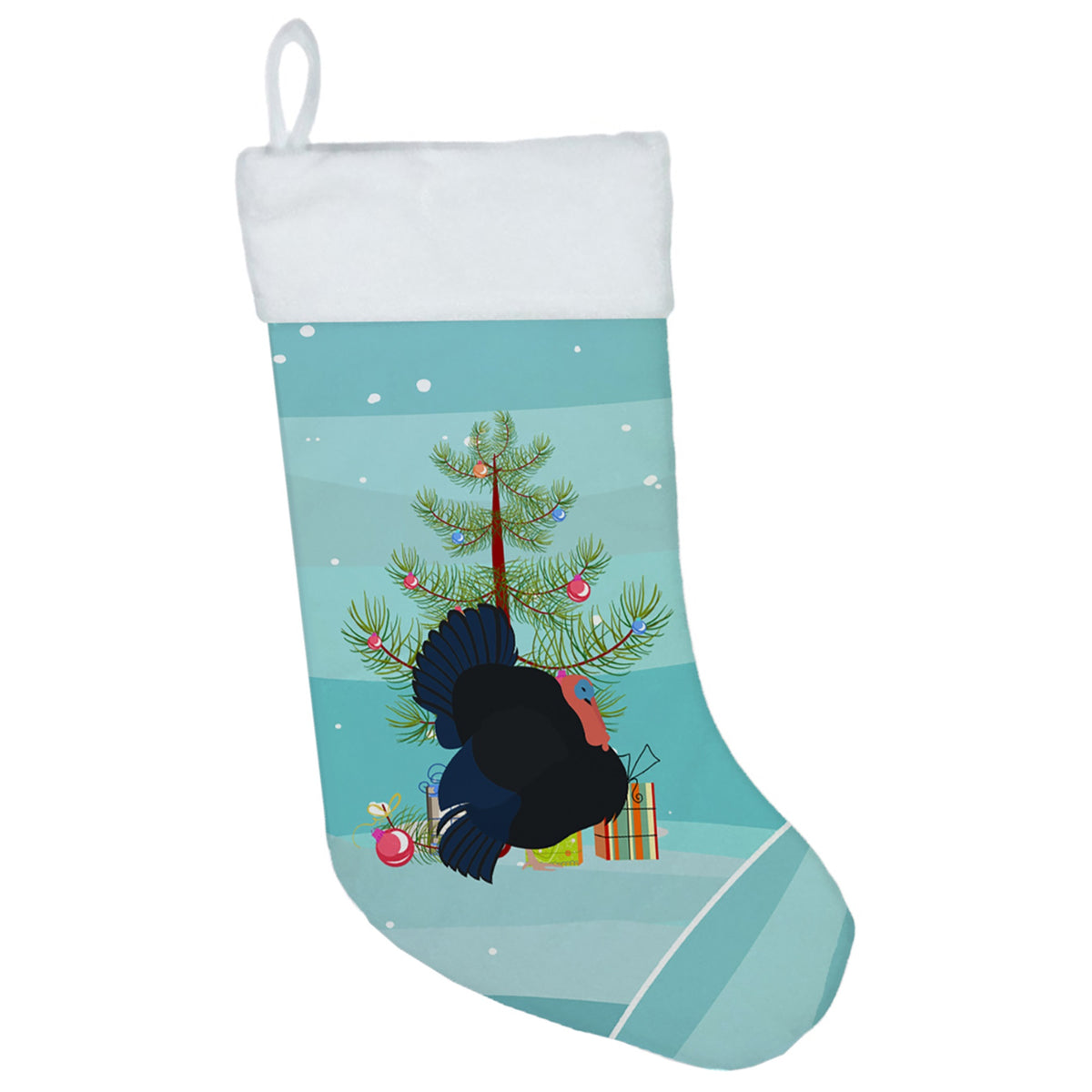 Norfolk Black Turkey Christmas Christmas Stocking