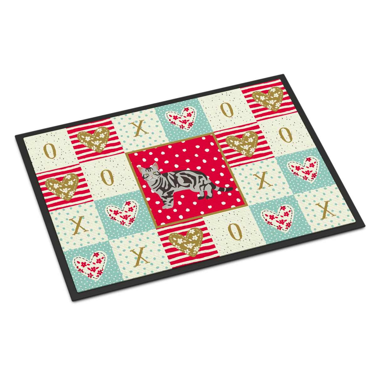 American Shorthair #1 Cat Love Indoor Or Outdoor Mat 18X27