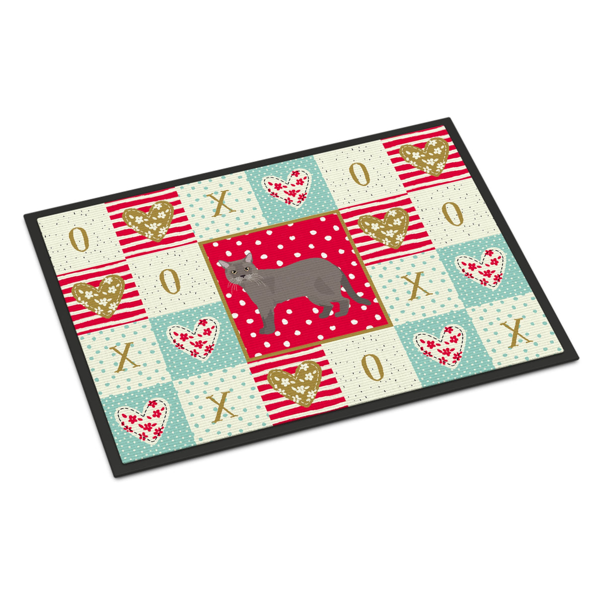 European Burmese Cat Love Indoor Or Outdoor Mat 18X27