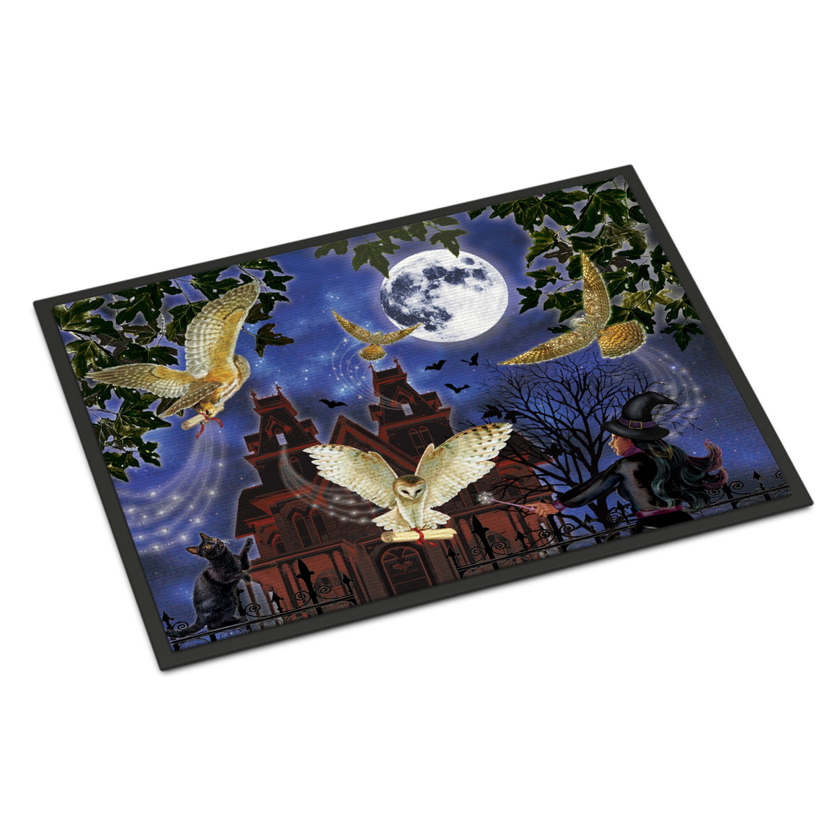 Halloween Owl Express Indoor Or Outdoor Mat 18X27