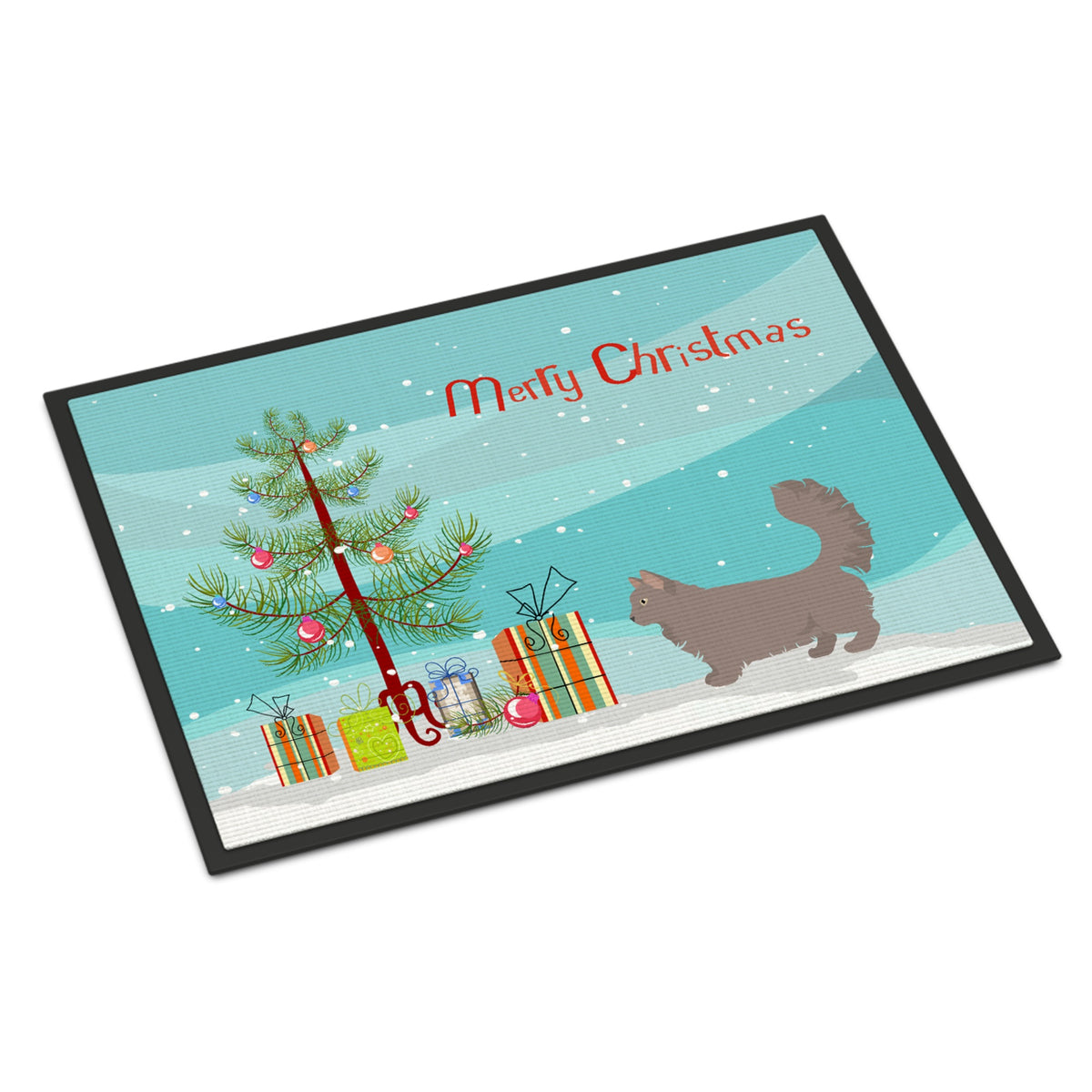Skookum #2 Cat Merry Christmas Indoor Or Outdoor Mat 24X36