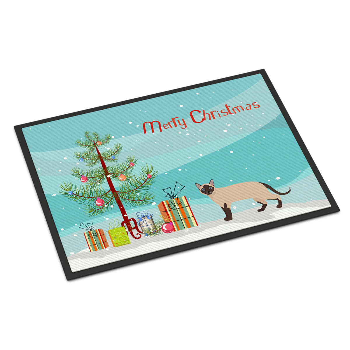 Tonkinese Cat Merry Christmas Indoor Or Outdoor Mat 24X36
