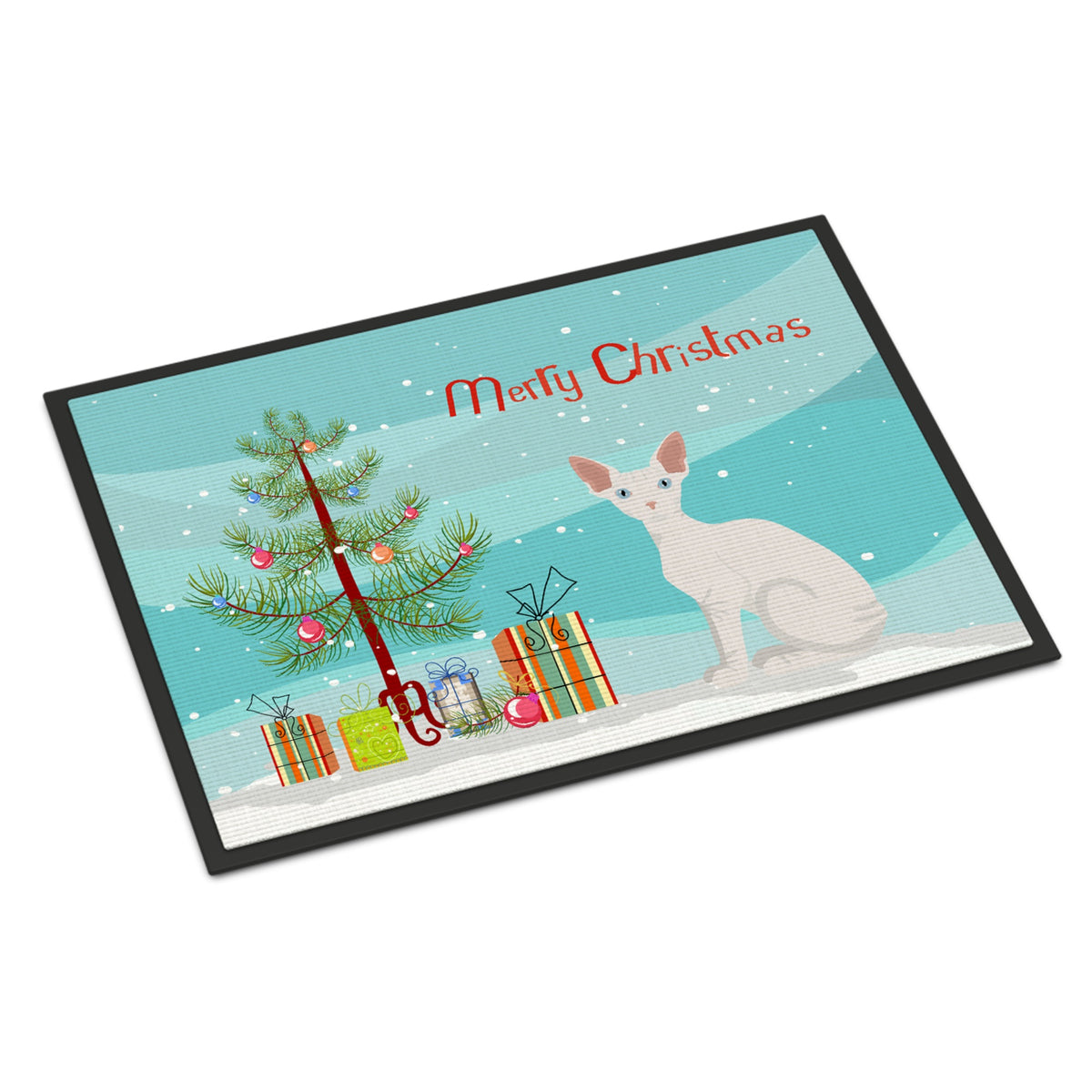 Sphynx #1 Cat Merry Christmas Indoor Or Outdoor Mat 24X36