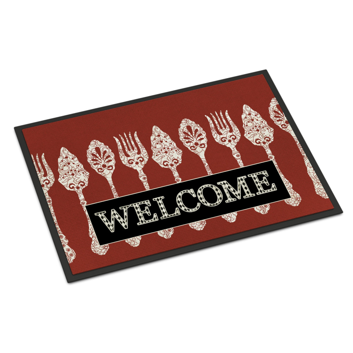 Serving Spoons Welcome Indoor Or Outdoor Mat 24X36