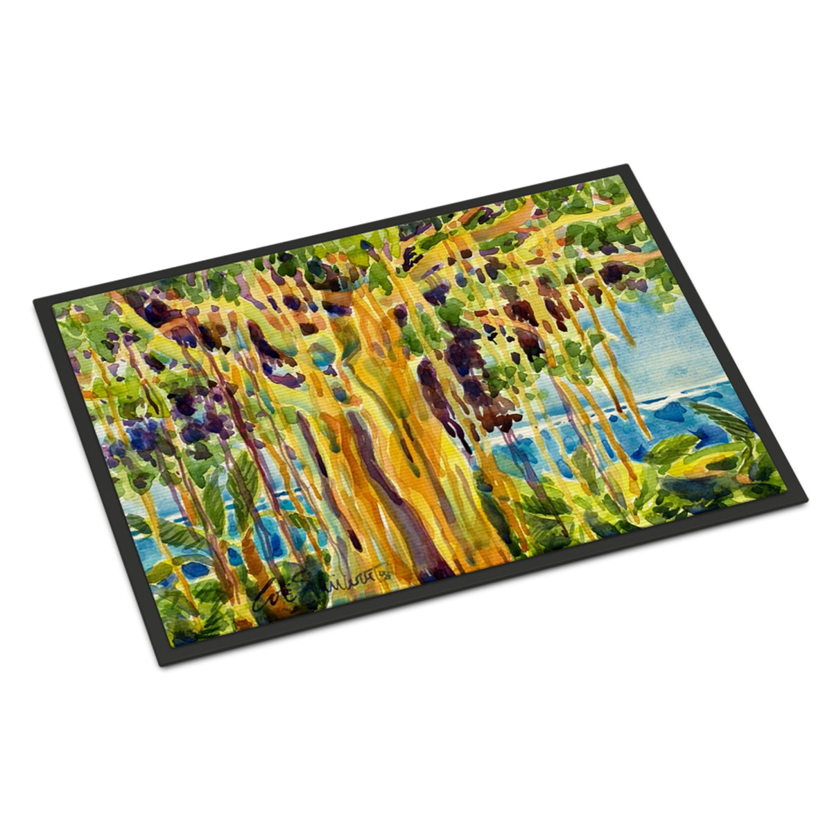 Tree  Banyan Tree Indoor Or Outdoor Mat 24X36