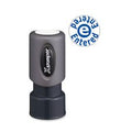 Xstamper Blue Ink Entered Title Stamp