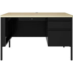 Lorell Fortress Series 48" Right Pedestal Desk - 48" x 29.5" x 30"