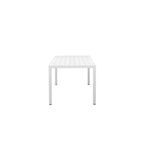 Pangea Home David 11-Piece Aluminum Patio Dining Set in White