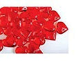 Translucent Red Acrylic Hearts for Vase Fillers Table Scatter Decoration