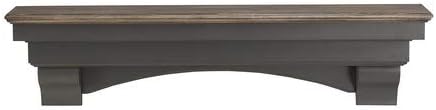 The Hadley 48 Inch  Shelf Or Mantel Shelf Cottage Distressed Finish