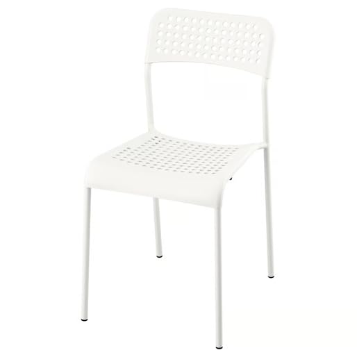 Marias Kommerce Sandsberg Chair, White  Modern Dining/Study Chair For Home, Office & Living Room