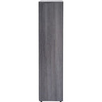 Lorell Weathered Charcoal Laminate Bookcase 48"x36"