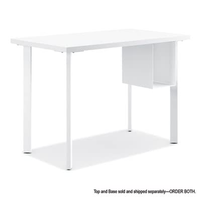 HON Coze Table Desk Rectangle Worksurface Top, 42 x 24, White