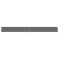vidaXL Retractable Side Awning - Anthracite, UV-Proof, Adjustable Width 472.4", Tear and Water Resistant, Balcony Windscreen Privacy Screen