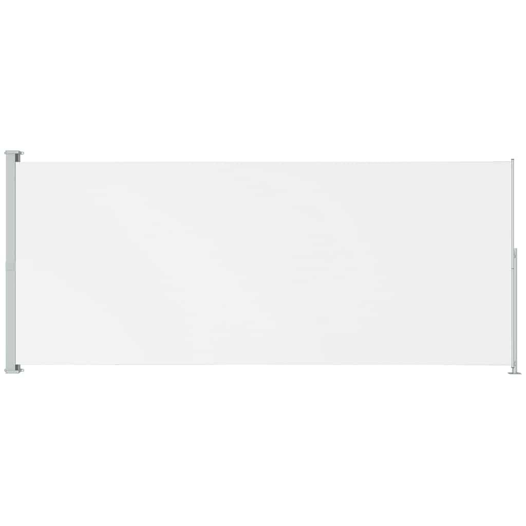 vidaXL Outdoor Privacy Solution - Patio Retractable Side Awning - Tear- and UV-Protective Polyester Screen with Automatic Roll-B