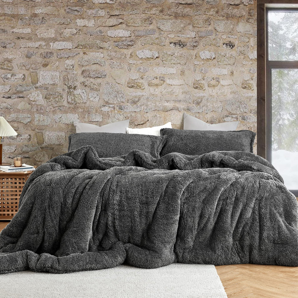 Byourbed Coma Inducer Oversized Full Comforter - Plush Frosted Polar Marsh