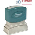 Xstamper Pre-Inked Stamp - Message Stamp - E-Mailed - 0.50 Impression Width X 1.62 Impression Length