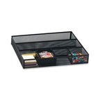 Deep Drawer Organizer, Mesh Steel, Black Qty:4