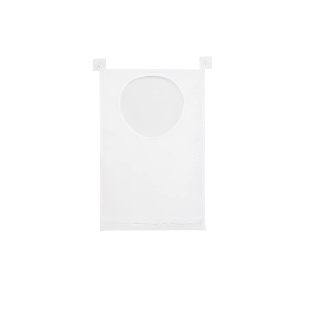 ZAPORA Laundry Basket Polyester Laundry Basket Bathroom Wallmounted Largecapacity Visual Grid Size 77cm*30cm*50cm