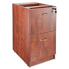 Lorell Llr69606 69000 Series Free Standing Fixed Pedestals, Cherry