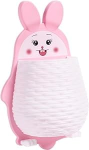 Divik Toiletries Cosmetics Organizer Shelf Storage Rack Toothbrush, Toothpaste, Mobile Storage Stand Rabbit Shape Fast Drain Bot
