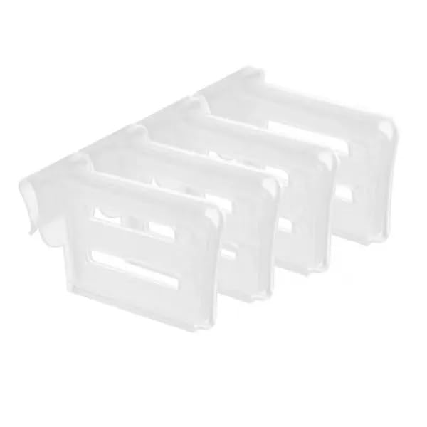 Glive (Label) Refrigerator Internal Drawer Shelf Divider Clip, Fridge Drawers Storage Partition Clips Storage Organizer Space Di