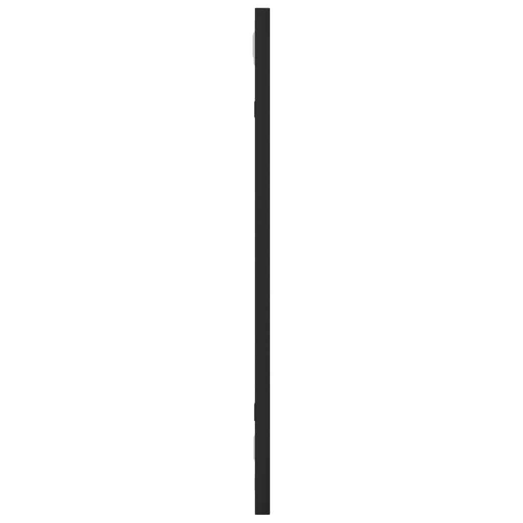 Vidaxl Wall Mirrors 2 Pcs Black 100X60Cm Metal