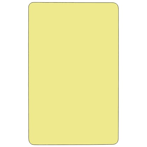 Flash Furniture 36X72 Yellow Activity Table, 36 W X 72 L