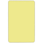 Flash Furniture 36X72 Yellow Activity Table, 36 W X 72 L
