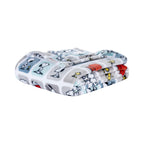 Berkshire Blanket Peanuts Velvetloft Cute Character Snoopy Plush Blanket,Woof Blue,Twin 60 In X 90 In (Official Peanuts Product)