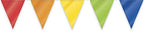 Rainbow Large Plastic Flag Banner - 32 Ft (1 Count) - Vibrant & Festive Decor For Parties, Celebrations & Events